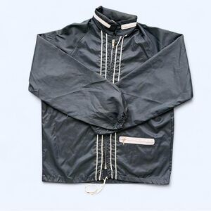 Vintage 80s Windbreaker Jacket Men’s Small Unisex Packable Hood Retro